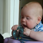 eating the teething ring