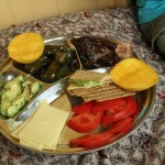 the first supper – our lunch platter …